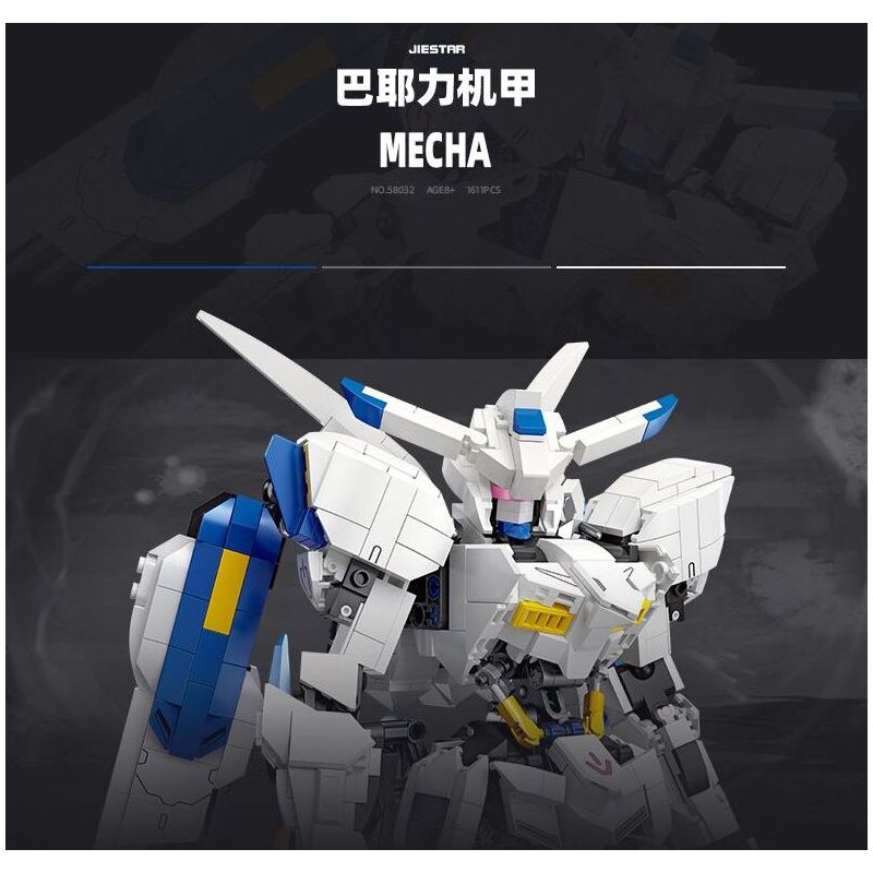 JIESTAR 58032 non  CHIẾN TRANH GIỮA CÁC VÌ SAO BAYALI MECHA bộ đồ chơi xếp lắp ráp ghép mô hình Movie & Game BAEL MECHA Phim Và Trò Chơi 1611 khối