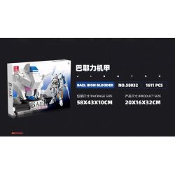 JIESTAR 58032 non  CHIẾN TRANH GIỮA CÁC VÌ SAO BAYALI MECHA bộ đồ chơi xếp lắp ráp ghép mô hình Movie & Game BAEL MECHA Phim Và Trò Chơi 1611 khối