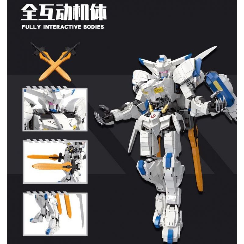 JIESTAR 58032 non  CHIẾN TRANH GIỮA CÁC VÌ SAO BAYALI MECHA bộ đồ chơi xếp lắp ráp ghép mô hình Movie & Game BAEL MECHA Phim Và Trò Chơi 1611 khối