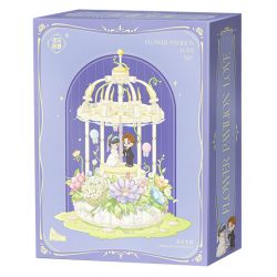 WEILE CHUANGXIANG 3003 non  HỘP NHẠC TÌNH YÊU HUATING bộ đồ chơi xếp lắp ráp ghép mô hình Creator Sáng Tạo 1352 khối