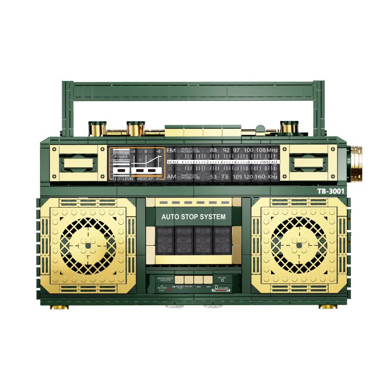 SUGERBOX TB3001 3001 TB3002 3002 non  TÌM KIẾM ÂM NHẠC THANH CỔ ĐIỂN bộ đồ chơi xếp lắp ráp ghép mô hình Creator Expert VINTAGE BRICK AUDIO Chuyên Gia Sáng Tạo