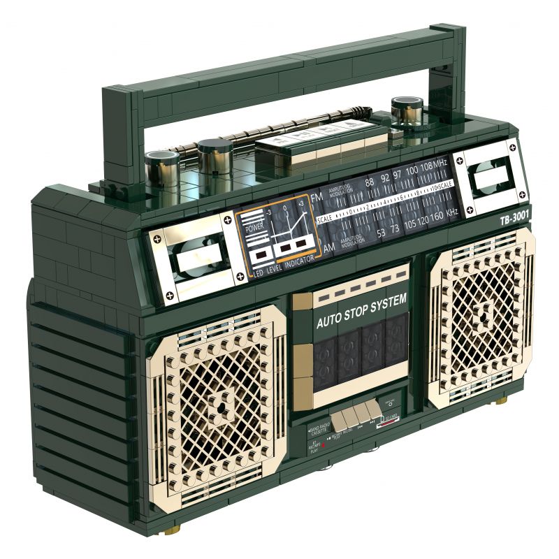 SUGERBOX TB3001 3001 TB3002 3002 non  TÌM KIẾM ÂM NHẠC THANH CỔ ĐIỂN bộ đồ chơi xếp lắp ráp ghép mô hình Creator Expert VINTAGE BRICK AUDIO Chuyên Gia Sáng Tạo