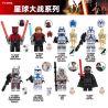 TV 6104 8023 8024 8025 8026 8027 8028 8029 8030 non  NHÂN VẬT NHỎ CỦA STAR WARS 8 LOẠI bộ đồ chơi xếp lắp ráp ghép mô hình Chiến Tranh Giữa Các Vì Sao