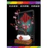 MouldKing 10014 Mould King 10014 non  HOA MẬN THẮT NÚT TRUNG QUỐC bộ đồ chơi xếp lắp ráp ghép mô hình Flowers PLUM CHINESE KNOT 970 khối