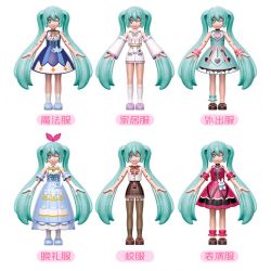 QMAN ENLIGHTEN KEEPPLEY 76013 non  HATSUNE MIKU TỦ QUẦN ÁO THỜI TRANG TRONG MƠ bộ đồ chơi xếp lắp ráp ghép mô hình Movie & Game Phim Và Trò Chơi