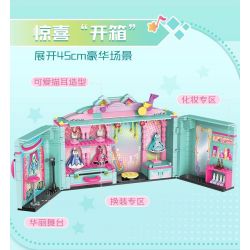 QMAN ENLIGHTEN KEEPPLEY 76013 non  HATSUNE MIKU TỦ QUẦN ÁO THỜI TRANG TRONG MƠ bộ đồ chơi xếp lắp ráp ghép mô hình Movie & Game Phim Và Trò Chơi