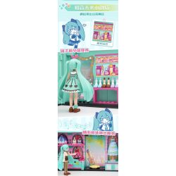 QMAN ENLIGHTEN KEEPPLEY 76013 non  HATSUNE MIKU TỦ QUẦN ÁO THỜI TRANG TRONG MƠ bộ đồ chơi xếp lắp ráp ghép mô hình Movie & Game Phim Và Trò Chơi