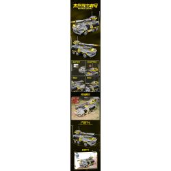 Kazi KY6633 6633 non  VŨ TRỤ THỨ BA KẺ TẤN CÔNG NGÀY TẬN THẾ bộ đồ chơi xếp lắp ráp ghép mô hình The Third Universe Vũ Trụ Thứ 3 306 khối