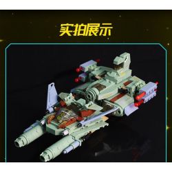 Kazi KY6629 6629 non  VŨ TRỤ THỨ BA PHÁO ĐÔI VÀ DU MỤC RÌU HẠNG NẶNG bộ đồ chơi xếp lắp ráp ghép mô hình The Third Universe Vũ Trụ Thứ 3 417 khối