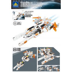 Kazi KY6628 6628 non  VŨ TRỤ THỨ BA EAGLE EXPEDITION DAWN FIGHTER bộ đồ chơi xếp lắp ráp ghép mô hình The Third Universe Vũ Trụ Thứ 3 367 khối
