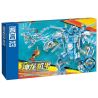 ZHEGAO 932011 non  SHENLONG MECHA MÀU XANH bộ đồ chơi xếp lắp ráp ghép mô hình DRAGON MECHA 500 khối
