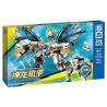 ZHEGAO 932008 non  SHENLONG MECHA TRẮNG bộ đồ chơi xếp lắp ráp ghép mô hình DRAGON MECHA 427 khối