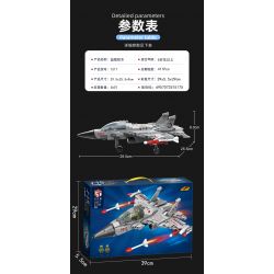 QIAO LE TONG 1517 non  MÁY BAY CHIẾN ĐẤU F-15 bộ đồ chơi xếp lắp ráp ghép mô hình Military Army F-15 CARRIER BASED WARPLANE Quân Sự Bộ Đội 411 khối