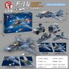QIAO LE TONG 1516 non  MÁY BAY CHIẾN ĐẤU F-14 bộ đồ chơi xếp lắp ráp ghép mô hình Military Army F-14 CARRIER BASED WARPLANE Quân Sự Bộ Đội 419 khối