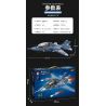 QIAO LE TONG 1516 non  MÁY BAY CHIẾN ĐẤU F-14 bộ đồ chơi xếp lắp ráp ghép mô hình Military Army F-14 CARRIER BASED WARPLANE Quân Sự Bộ Đội 419 khối