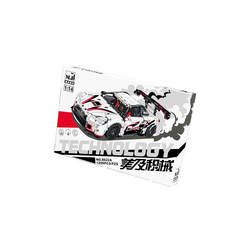 BEAUTY AND 8622A non  XE THỂ THAO GT tỷ lệ 1:14 bộ đồ chơi xếp lắp ráp ghép mô hình  Kỹ Thuật Công Nghệ Cao Mô Hình Phương Tiện 1209 khối