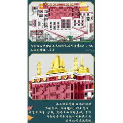 MASAHIRO 8069 non  CUNG ĐIỆN POTALA Ở LHASA TÂY TẠNG TRUNG QUỐC bộ đồ chơi xếp lắp ráp ghép mô hình Buildings POTALA PALACE 1336 khối