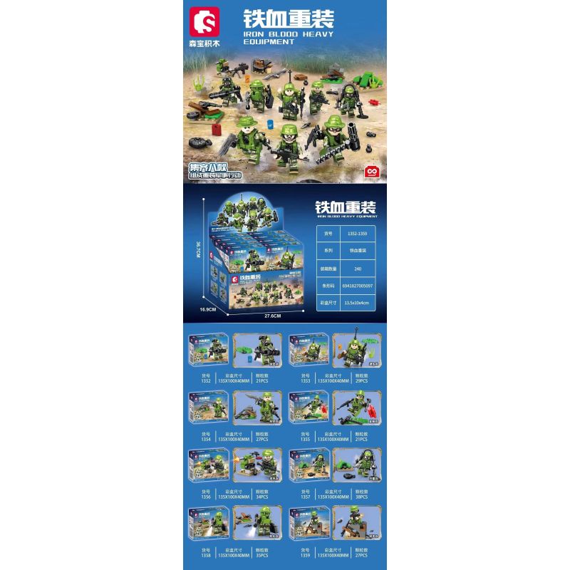 SEMBO 1352 1353 1354 1355 1356 1357 1358 1359 non  TẢI LẠI LỞM CHỞM HOẠT ĐỘNG QUÂN SỰ HẠNG NẶNG 8 TỔ HỢP bộ đồ chơi xếp lắp ráp ghép mô hình Iron Blood Heavy Equipment Đặc Nhiệm Máu Và Sắt 232 khối SEMBO 1352 1353 1354 1355 1356 1357 1358 1359 non  TẢI LẠI LỞM CHỞM HOẠT ĐỘNG QUÂN SỰ HẠNG NẶNG 8 TỔ HỢP bộ đồ chơi xếp lắp ráp ghép mô hình Iron Blood Heavy Equipment Đặc Nhiệm Máu Và Sắt 232 khối