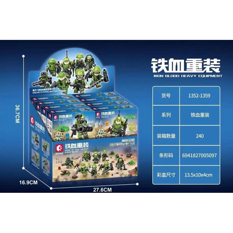 SEMBO 1352 1353 1354 1355 1356 1357 1358 1359 non  TẢI LẠI LỞM CHỞM HOẠT ĐỘNG QUÂN SỰ HẠNG NẶNG 8 TỔ HỢP bộ đồ chơi xếp lắp ráp ghép mô hình Iron Blood Heavy Equipment Đặc Nhiệm Máu Và Sắt 232 khối SEMBO 1352 1353 1354 1355 1356 1357 1358 1359 non  TẢI LẠI LỞM CHỞM HOẠT ĐỘNG QUÂN SỰ HẠNG NẶNG 8 TỔ HỢP bộ đồ chơi xếp lắp ráp ghép mô hình Iron Blood Heavy Equipment Đặc Nhiệm Máu Và Sắt 232 khối