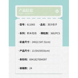 SEMBO 611065 non  CỬA HÀNG HOA LIUSHA XINZI bộ đồ chơi xếp lắp ráp ghép mô hình Flowers 360 khối