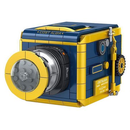 INBRIXX 882001 non  MÁY ẢNH HASSELBLAD 503CX bộ đồ chơi xếp lắp ráp ghép mô hình Creator CAMERA THE HASSELBLAD 503CX Sáng Tạo 457 khối