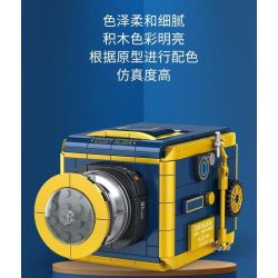 INBRIXX 882001 non  MÁY ẢNH HASSELBLAD 503CX bộ đồ chơi xếp lắp ráp ghép mô hình Creator CAMERA THE HASSELBLAD 503CX Sáng Tạo 457 khối