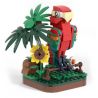 WANGE LIGAO DR.LUCK 1611 non  QUÁI THÚ TUYỆT VỜI CHIM VẸT bộ đồ chơi xếp lắp ráp ghép mô hình WONDERFUL ANIMALS PARROT 152 khối