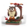 WANGE LIGAO DR.LUCK 1608 non  QUÁI THÚ TUYỆT VỜI CHIM CÚ bộ đồ chơi xếp lắp ráp ghép mô hình WONDERFUL ANIMALS OWL 150 khối