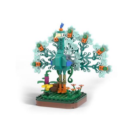 WANGE LIGAO DR.LUCK 1607 non  CHIM QUÁI THÚ TUYỆT VỜI CON CÔNG bộ đồ chơi xếp lắp ráp ghép mô hình WONDERFUL ANIMALS PEACOCK 177 khối