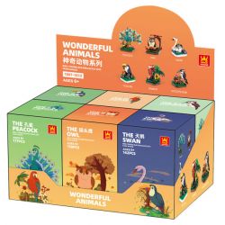 WANGE LIGAO DR.LUCK 1607 non  CHIM QUÁI THÚ TUYỆT VỜI CON CÔNG bộ đồ chơi xếp lắp ráp ghép mô hình WONDERFUL ANIMALS PEACOCK 177 khối