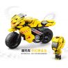 ACHKO 30029 non  RỒNG VÀNG KHOA HỌC VIỄN TƯỞNG bộ đồ chơi xếp lắp ráp ghép mô hình Motorcycle Motorbike Xe Hai Bánh 306 khối