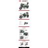 ACHKO 30018 non  XE MÁY CÔNG NGHỆ MÀU XÁM bộ đồ chơi xếp lắp ráp ghép mô hình  Kỹ Thuật Công Nghệ Cao Mô Hình Phương Tiện 593 khối