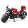 ACHKO 30017 non  XE MÁY CÔNG NGHỆ ĐỎ bộ đồ chơi xếp lắp ráp ghép mô hình  Kỹ Thuật Công Nghệ Cao Mô Hình Phương Tiện 566 khối