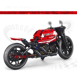 ACHKO 30017 non  XE MÁY CÔNG NGHỆ ĐỎ bộ đồ chơi xếp lắp ráp ghép mô hình  Kỹ Thuật Công Nghệ Cao Mô Hình Phương Tiện 566 khối