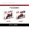 ACHKO 30017 non  XE MÁY CÔNG NGHỆ ĐỎ bộ đồ chơi xếp lắp ráp ghép mô hình  Kỹ Thuật Công Nghệ Cao Mô Hình Phương Tiện 566 khối