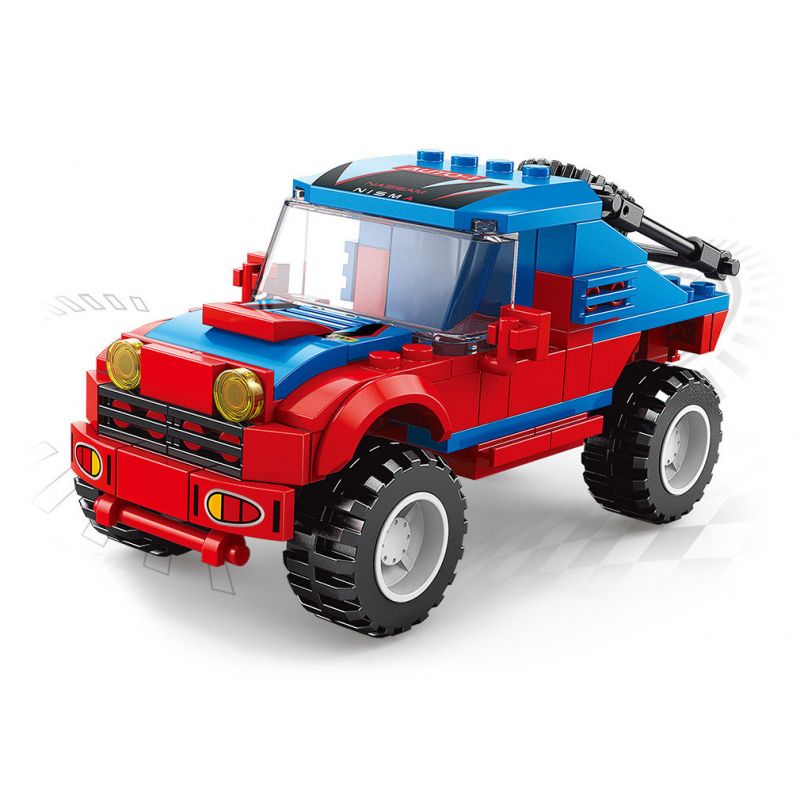 ACHKO 10017 non Lego XE NỔI TIẾNG THẾ GIỚI ĐỊA HÌNH DẪN ĐỘNG BỐN BÁNH bộ đồ chơi xếp lắp ráp ghép mô hình Creator FOUR WHEEL DRIVE OFF-ROAD VEHICLE Sáng Tạo 144 khối