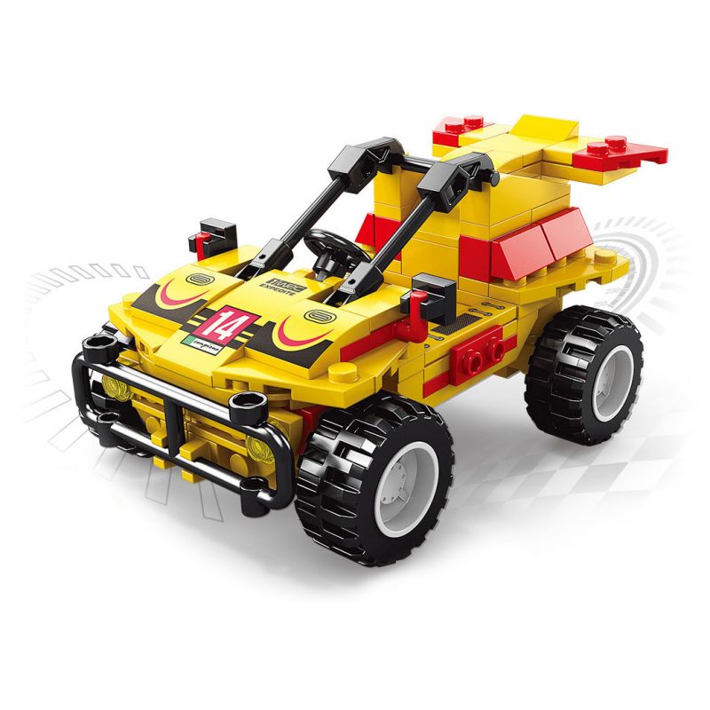 ACHKO 10016 non Lego XE NỔI TIẾNG THẾ GIỚI DUNE BUGGY bộ đồ chơi xếp lắp ráp ghép mô hình Creator 3 In 1 SAND OFF-ROAD VEHICLE Sáng Tạo Với 3 Mẫu 145 khối