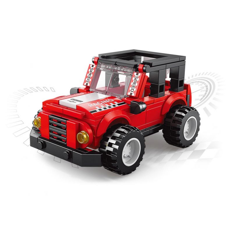 ACHKO 10014 non Lego XE NỔI TIẾNG THẾ GIỚI ĐỊA HÌNH JEEP bộ đồ chơi xếp lắp ráp ghép mô hình Creator 3 In 1 JEEP OFF-ROAD VEHICLE Sáng Tạo Với 3 Mẫu 149 khối