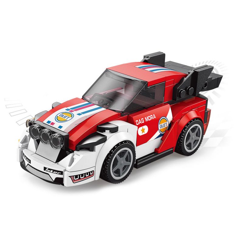 ACHKO 10011 non Lego XE NỔI TIẾNG THẾ GIỚI FORD FIESTA bộ đồ chơi xếp lắp ráp ghép mô hình Creator 3 In 1 Sáng Tạo Với 3 Mẫu 161 khối