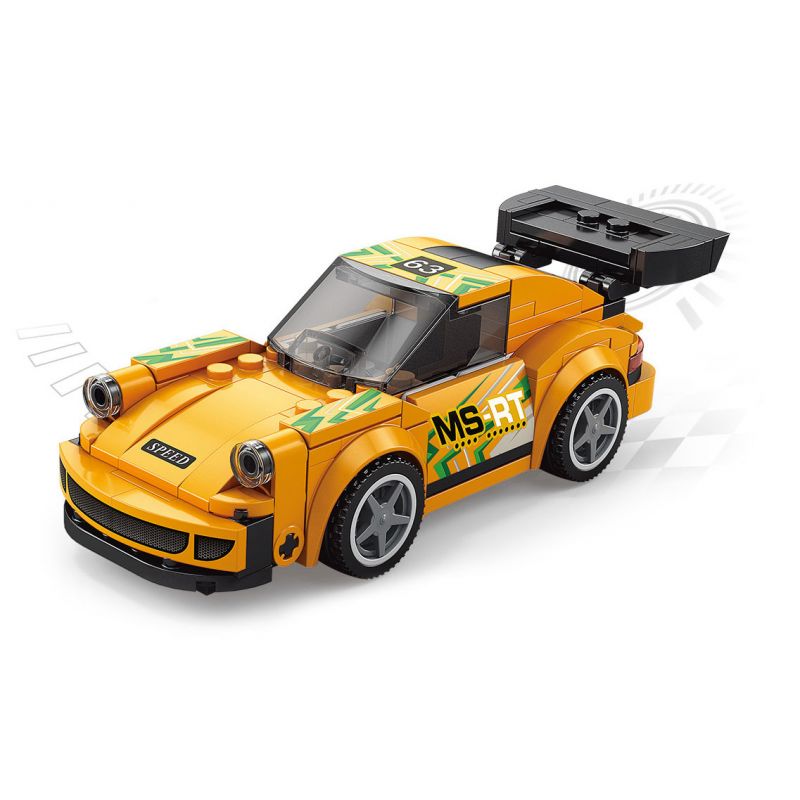 ACHKO 10010 non Lego XE NỔI TIẾNG THẾ GIỚI PORSCHE 911 bộ đồ chơi xếp lắp ráp ghép mô hình Creator 3 In 1 Sáng Tạo Với 3 Mẫu 156 khối