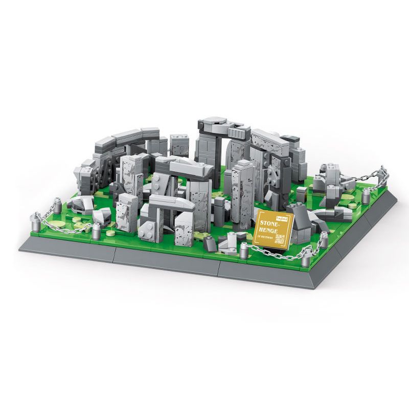 WANGE LIGAO DR.LUCK 4224 non Lego STONEHENGE BÍ ẨN Ở ANH bộ đồ chơi xếp lắp ráp ghép mô hình Buildings STONEHENGE WILTSHIRE ENGLAND 753 khối