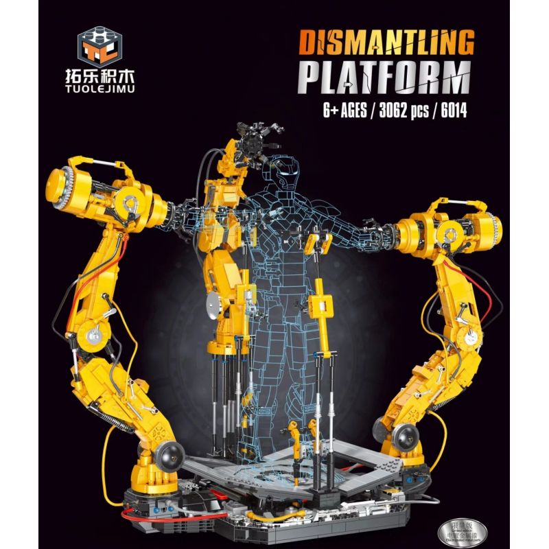 THULE 6014 non  NỀN TẢNG THÁO DỠ GIÁP IRON MAN bộ đồ chơi xếp lắp ráp ghép mô hình Marvel Super Heroes DISMANTLING PLATFORM Siêu Anh Hùng Marvel 3062 khối THULE 6014 non  NỀN TẢNG THÁO DỠ GIÁP IRON MAN bộ đồ chơi xếp lắp ráp ghép mô hình Marvel Super Heroes DISMANTLING PLATFORM Siêu Anh Hùng Marvel 3062 khối