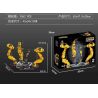 THULE 6014 non  NỀN TẢNG THÁO DỠ GIÁP IRON MAN bộ đồ chơi xếp lắp ráp ghép mô hình Marvel Super Heroes DISMANTLING PLATFORM Siêu Anh Hùng Marvel 3062 khối