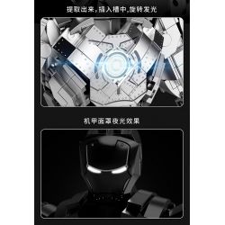 THULE 6016 non  NGƯỜI SẮT MARK II bộ đồ chơi xếp lắp ráp ghép mô hình Marvel Super Heroes IRON HERO Siêu Anh Hùng Marvel 1168 khối