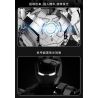 THULE 6016 non  NGƯỜI SẮT MARK II bộ đồ chơi xếp lắp ráp ghép mô hình Marvel Super Heroes IRON HERO Siêu Anh Hùng Marvel 1168 khối