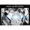 THULE 6016 non  NGƯỜI SẮT MARK II bộ đồ chơi xếp lắp ráp ghép mô hình Marvel Super Heroes IRON HERO Siêu Anh Hùng Marvel 1168 khối