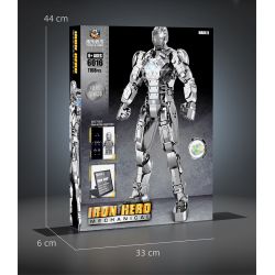 THULE 6016 non  NGƯỜI SẮT MARK II bộ đồ chơi xếp lắp ráp ghép mô hình Marvel Super Heroes IRON HERO Siêu Anh Hùng Marvel 1168 khối