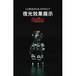 THULE 6016 non  NGƯỜI SẮT MARK II bộ đồ chơi xếp lắp ráp ghép mô hình Marvel Super Heroes IRON HERO Siêu Anh Hùng Marvel 1168 khối