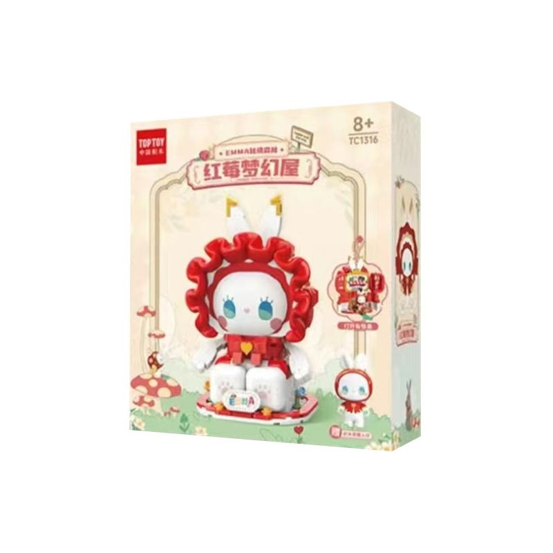 TOP TOY TC1316 1316 non  KHU RỪNG BÍ MẬT EMMA NGÔI NHÀ MƠ ƯỚC CRANBERRY bộ đồ chơi xếp lắp ráp ghép mô hình Girl Con Gái