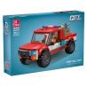 JIESTAR 52019 non  THÀNH PHỐ TOÀN CẦU XE CỨU HỎA bộ đồ chơi xếp lắp ráp ghép mô hình City FIRE TOOL CART 180 khối